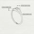 Two Tones Geometric Princess Cut Diamond Ring - Everleigh No. 18